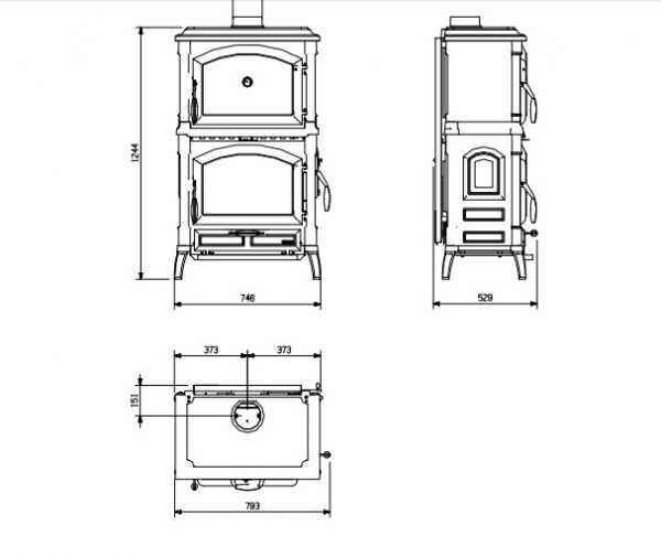 ⁦קמין עץ ISOTTA FORNO⁩ – תמונה ⁦3⁩