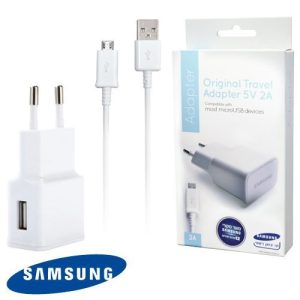 מטען קיר ראש USB מקורי סמסונג 5V 2A כולל כבל – יבואן רשמי סאני תקשורת